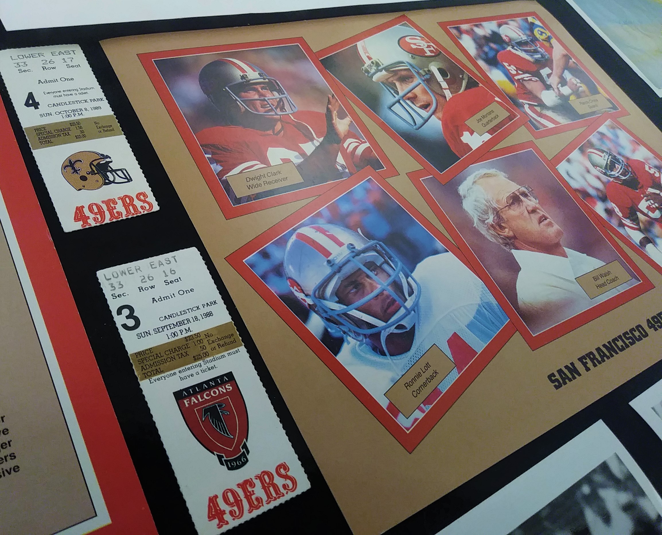 San Francisco 49ers promotional materials (in the collection of the California State Library)