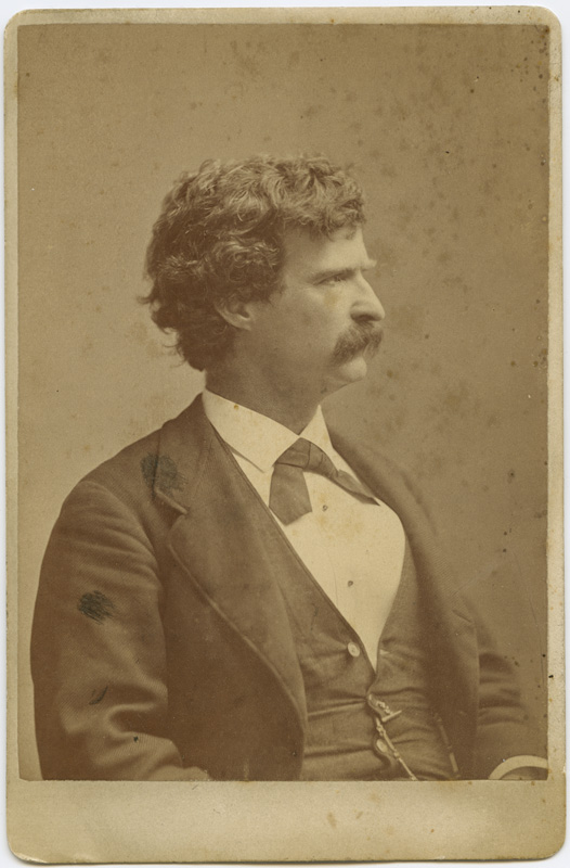 Photo of Mark Twain as a young man