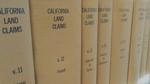 California Land Claims books