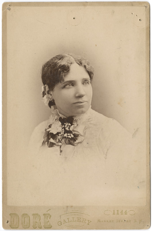 Bust-length portrait of Margaret Blake Alverson